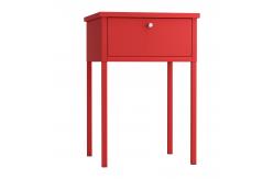 China Odm Bedroom Hotel Bedside Home Use Metal Storage Table With Drawer supplier