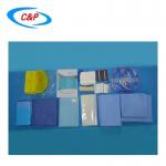 CE ISO13485 Certified Blue Disposable Orthopaedic Surgical Pack With Sterile Supplies for sale