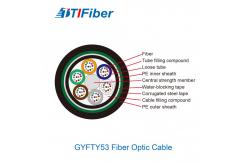 China GYFTY53 Non Metallic Fiber Optic Cable Strong Moisture Resistance supplier