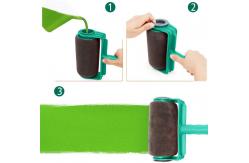 China PP Handle Paint Runner Pro Roller Flocked Edger For Home Office Wall supplier
