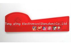 China Eductational Note Shaped Baby Sound Books With Standard Sound Or Custom Voice supplier