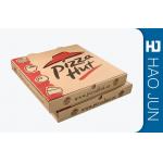 Brown Kraft Cardboard Food Boxes Plat Packed With 2mm Thickness Efluting Paper for sale