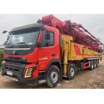 Second Hand Sany Concrete Pump Truck 2021 Year 68M With Volvo Chassis Big Size and 6*4 Driving Form for sale