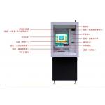 Wall Mounted Touch Screen ATM Kiosk machine With Cash / Coin Deposits for sale