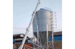 China Auto One Ton Grain Bin Poultry Feed Silo Animal Feed Storage Silos supplier