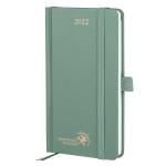 Light Green Hardback Mini Weekly Planner With Vertical Inner Pages for sale