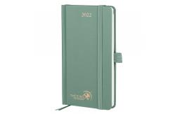 China Light Green Hardback Mini Weekly Planner With Vertical Inner Pages supplier