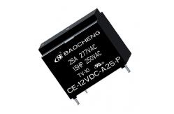 China CE-12VDC-A25-P BaoCheng Relay Power Switch 0.9W Rated coil power supplier
