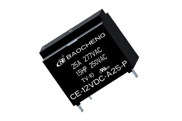 CE-12VDC-A25-P BaoCheng Relay Power Switch 0.9W Rated coil power