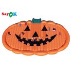 Customized Outdoor Inflatable Pumpkin Jumping Pad For Kids for sale