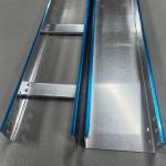 High Corrosion Resistance Trough Type Cable Tray Silver Aluminum Alloy  For Industrial for sale