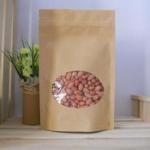 k Kraft Paper Shopping Bag Stand Up 3 Side Sealed Rectangle