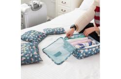 China 6 Pieces Polyester Travel Laundry Bag For Shoes Clothes supplier