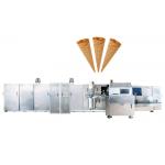 High Flexibility Ice Cream Cone Production Line With Different Rolling Station , 47 Baking Plates for sale