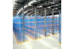 China Multi Level Double Deep Heavy Duty Racking System / Industrial Heavy Duty Pallet Shelving supplier
