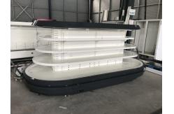 China Semi High Multideck Open Display Chiller With 3 Layers Adjustable Shelving supplier