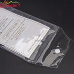 11 X 52cm Packaging Boxes For Hair Extensions Hanger Button Plastic Bags