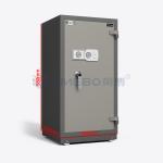 Double Keys Lock Fire Resistant Safe Box Adjustable Shelf Solid Steel