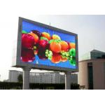 Commercial Outdoor Full Color LED Display , big LED Screen Video Board P10 SMD3535 for sale