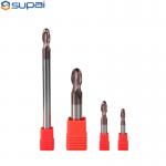 Round Spherical Ball Nose End Mill Long Tungsten Solid Carbide 2/4 Flute for sale