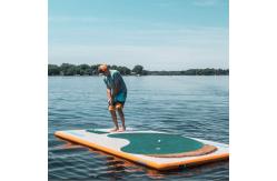 China EN7.1 White Yoga Mats 3x1m Inflatable Water Platform supplier