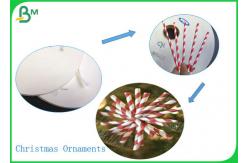 China Eco - Friendly 60gsm 120gsm Food Grade Straw Paper Roll With FDA Certificate supplier
