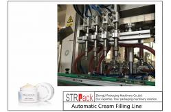 China Stable Running Bottle Filling Line Cosmetic Cream Filling Machine With Capping supplier