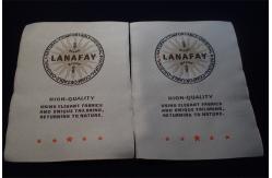 China Eco Friendly Customize Woven Clothing Labels Cold Cut / Heat Cut supplier