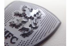 China Embossed Silver TPU 0.7mm Custom Clothing Patches supplier