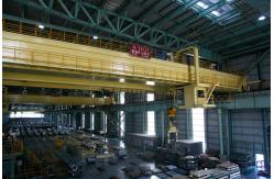 China Heavy Duty Double Girders Overhead Crane Cabin Control Electric Bridge Traveling supplier