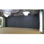 Conference Hall Movable Partition Walls , Sliding Door Roller Interior Sound Proof Wall Dividers for sale