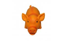 China 6 Inch Latex Pig Chewing Sound  Latex Pet Toy  For Aggressive Chewers supplier