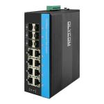 2.5G L2 Managed Industrial PoE Network Switch Support ERPS MSTP Ring Din Rail for sale