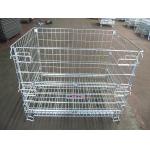 High Visibility Industrial Wire Container  Electrozinc Plated Finish