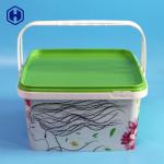 Mood Cake 93OZ IML Plastic Containes With Handle