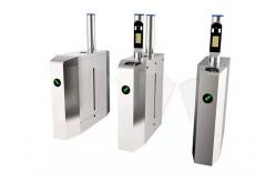 China Face Recognition 100W Retractable Flap Barrier Turnstile supplier