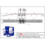 200L Lubricating Oil Lotion Bottle Filling Machine Automatic High Performance for sale