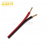 Flat Oxygen Free Copper Audio Speaker Cable 1.00mm2 For Loud Speakers Amplifiers for sale