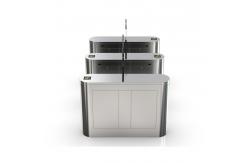 China Single Direction Turnstile Biometric Access Control Entrance Gates 80W supplier
