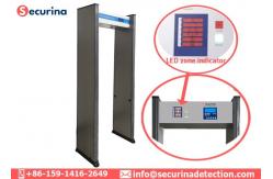 China Gatekeeper Metal Detector Body Scanner Security Door Frame 6 Detecting Zones supplier