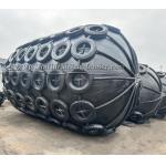 Black Pneumatic Rubber Fender Customized With Chain Net ISO CCS Certificated for sale