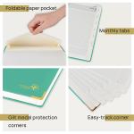 Green ODM A5 Planner 2023 Daily Schedule Sponge Filled Hardcover Monthly Tabs