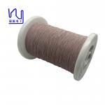 Efficiency Copper Litz Wire 60 Strands Nylon / Polyester / Real Silk Jacket 0.05mm Single Wire for sale