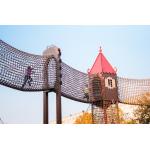 Playground Kids Outdoor Rope Netting Tunnel With Customized Size