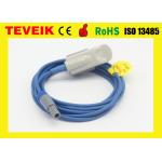 Edan Reusable Finger Clip Adult Spo2 Sensor, 8 pin /6 pin