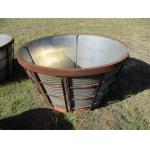 Polishing Wedge Wire Baskets Customized Size and 2.03mm Wire Diameter