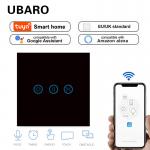 1800W Tuya Curtain Smart Wi-fi Programmable Switch Wall Concealed Installation App Remote Timing Voice Controls for sale