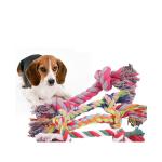Pet Toy Hand-woven Set Chew Interactive Chew Cotton Dog Rope Toys Small Animals for sale