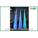 2.5m Nylon Inflatable LED Cone WIth LED Light CE/UL Blower Lighting Decoration for sale