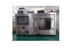 China ASTM D1230 45 Degree Flammability Testing Machine Textile Fabric Flame Test Chamber supplier